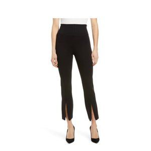 Good American The Boss Straight Leg Pants In Black